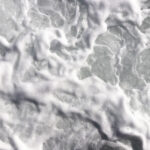 Sea wave foam texture. Marine aqua motion surface background. Outdoor water froth swirls backdrop.