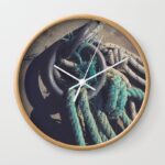 Concrete Pier Surface Wall Clock