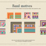 Egypt Patterns Band Motives for Illustrator & Photoshop
