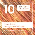 10 Noise Storm Background Textures. Seamless Transition.
