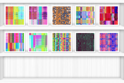 100 Distortion Background Textures Preview Set 7
