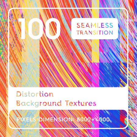 100 Distortion Background Textures Square Header