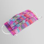 Abstract Coloured Distortion Face Mask