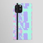 Lilac Abstract Distortion iPhone Case