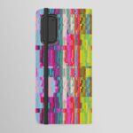 Colored Distortion Abstract Art Android Wallet Case
