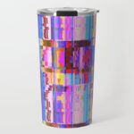 Colourful Noise Distortion Travel Mug