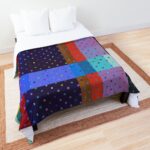 Elegant Coloured Distortion Art Comforter
