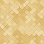 Seamless Decorative Metallic Brass Squares Surface Pattern
