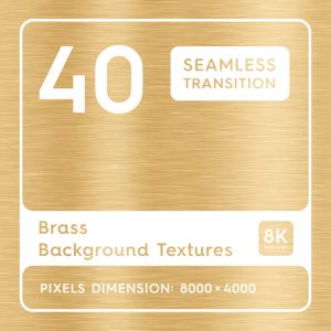 40 Brass Background Textures Square