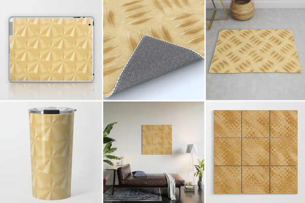 40 Brass Background Textures Goods Application Preview