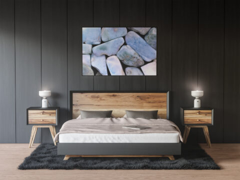 Dark Bedroom Larimar Background Textures Modern Poster Preview
