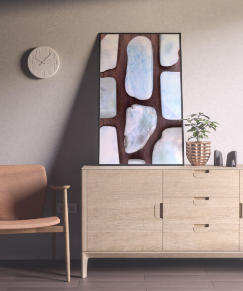 Entryway Larimar Background Textures Modern Poster Preview