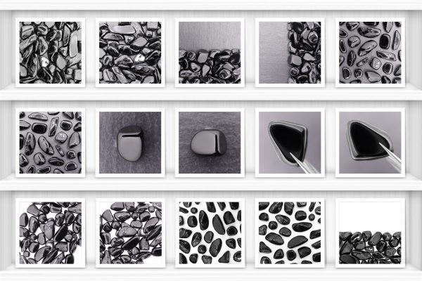 Black Tourmaline Background Textures Showcase Shelves Samples Preview
