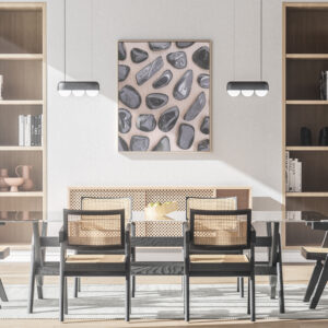 Kitchen & Dining Black Tourmaline Background Textures Modern Poster Preview
