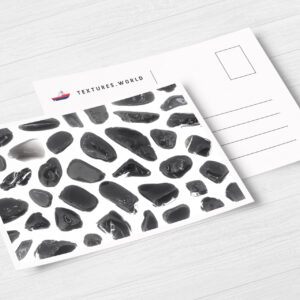 Postcard Black Tourmaline Background Textures Modern Poster Preview