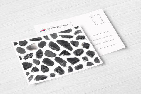 Postcard Black Tourmaline Background Textures Modern Poster Preview