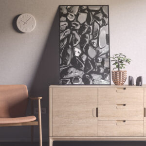 Entryway Black Tourmaline Background Textures Modern Poster Preview