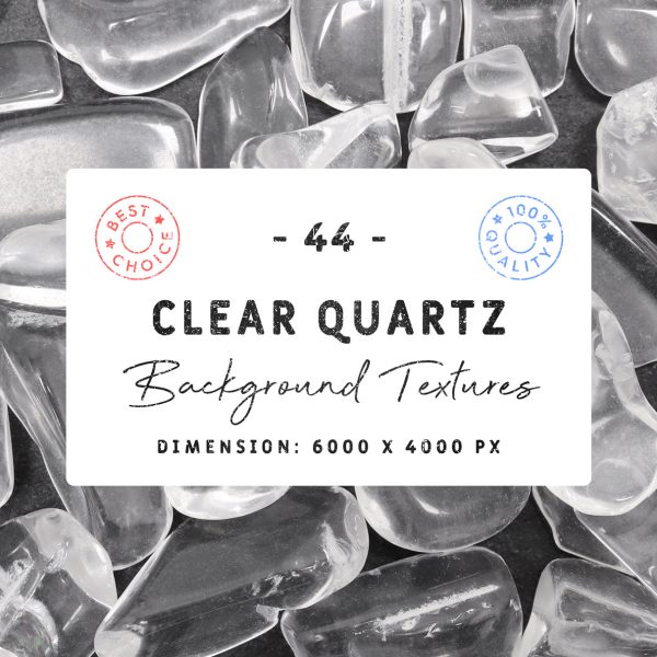 Clear Quartz Background Textures Square Cover Preview