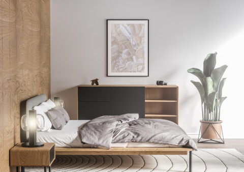 Bedroom Clear Quartz Background Textures Modern Poster Preview