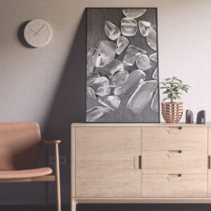 Entryway Clear Quartz Background Textures Modern Poster Preview
