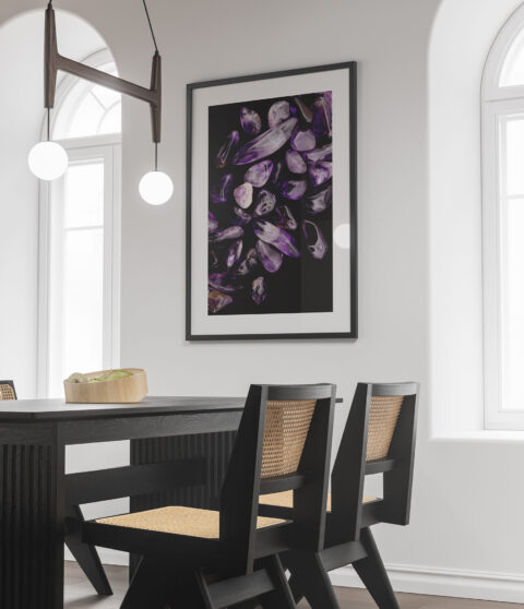 Amethyst Background Textures Interior Poster Preview