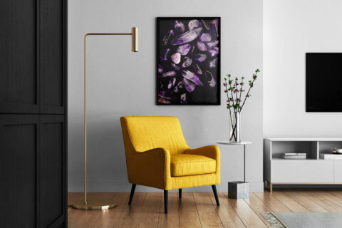 Amethyst Background Textures Interior Poster Preview