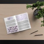 Blue Lace Agate Background Textures Magazine Article Preview