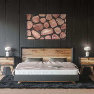 Bedroom Rose Quartz Background Textures Modern Poster Preview