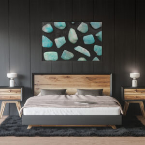 Amazonite Background Textures Interior Poster Preview