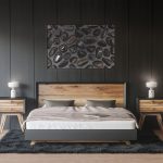 Bedroom Gold Obsidian Background Textures Modern Poster Preview