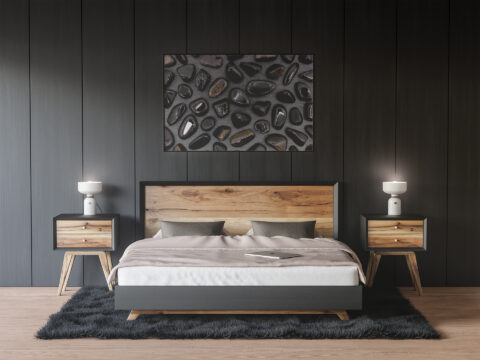 Bedroom Gold Obsidian Background Textures Modern Poster Preview