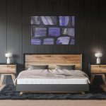 Bedroom Kyanite Background Textures Modern Poster Preview