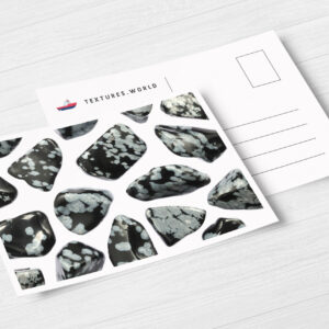 Snowflake Background Textures Postcard Preview