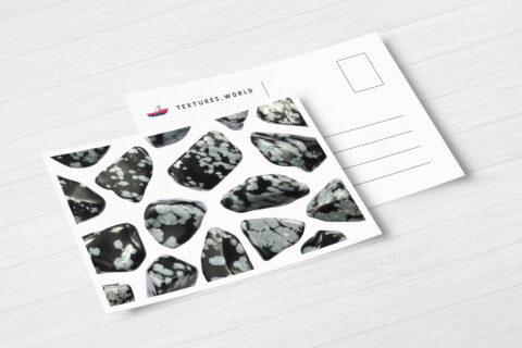 Snowflake Background Textures Postcard Preview