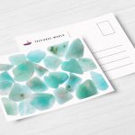 Amazonite Background Textures Postcard Preview