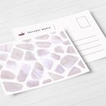 Blue Lace Agate Background Textures Postcard Preview