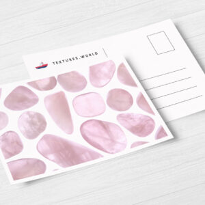 Rose Quartz Background Textures Postcard Preview