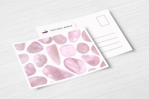 Rose Quartz Background Textures Postcard Preview