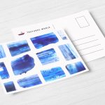 Postcard Kyanite Background Textures Modern Poster Preview