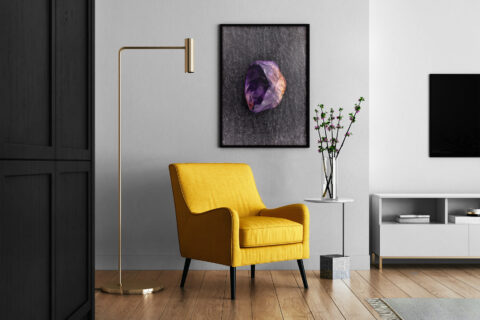 Living Room Rutilated Amethyst Background Textures Modern Poster Preview