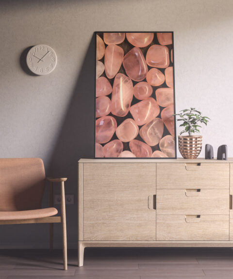 Living Room Rose Quartz Background Textures Modern Poster Preview
