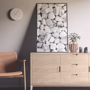 Living Room White Turquoise Background Textures Modern Poster Preview