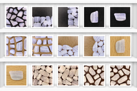 Blue Lace Agate Background Textures Samples Showcase Shelfs