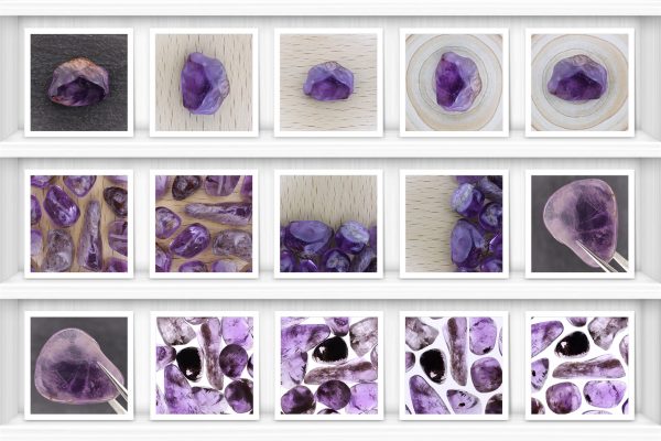 Rutilated Amethyst Background Textures Showcase Shelfs Samples Preview