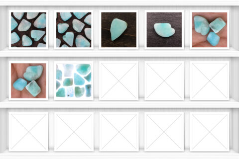Amazonite Background Textures Showcase Shelfs