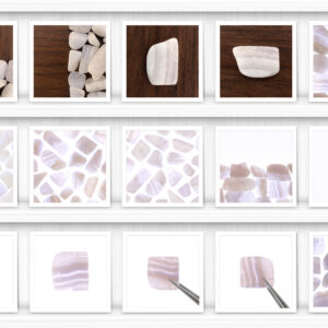 Blue Lace Agate Background Textures Samples Showcase Shelfs