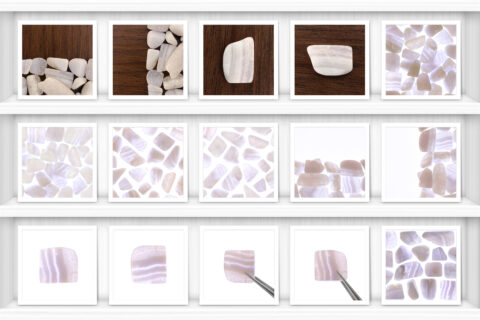 Blue Lace Agate Background Textures Samples Showcase Shelfs