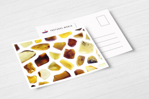 Postcard Amber Background Textures Modern Poster Preview