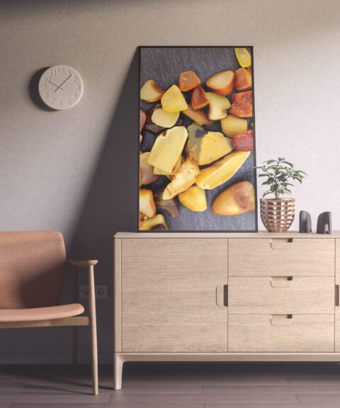 Entryway Amber Background Textures Modern Poster Preview
