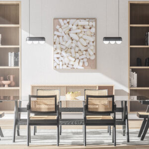 Kitchen & Dining White Coral Background Textures Modern Poster Preview